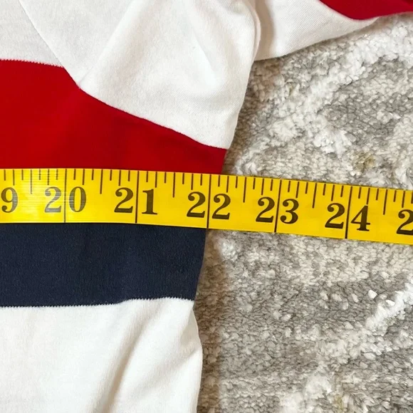 Polo Ralph Lauren Colorblock Polo Shirt White/Red/Navy Size L - Picture 6 of 8